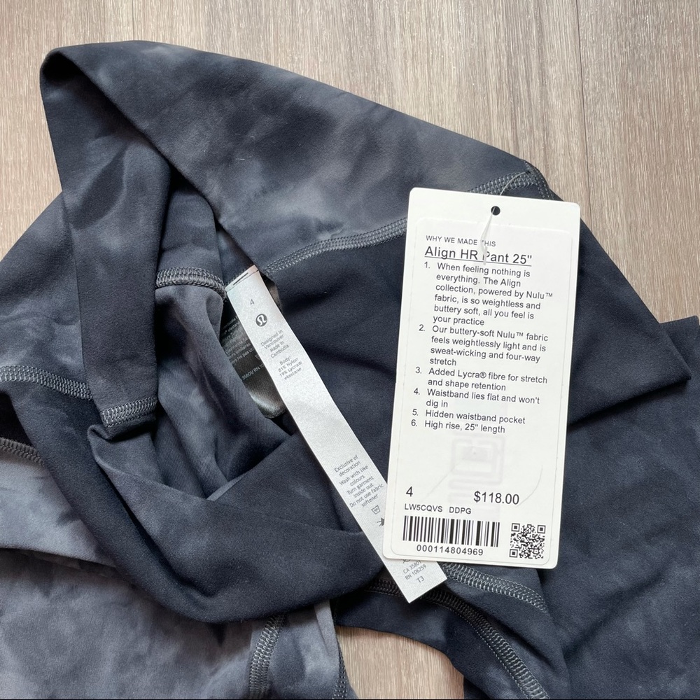 Align Pant 25" *Diamond Dye - Graphite Grey - Picture 7 of 7